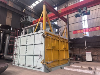 Schieten met een blasting machine